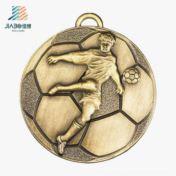 Custom Sports Wholesale Bronze Metal Football Award Medal